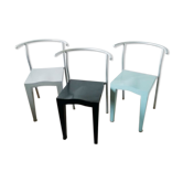Set of 3 Philippe Starck chairs model Dr Glob