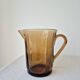 Vintage amber glass pitcher '1970s - Duralex France