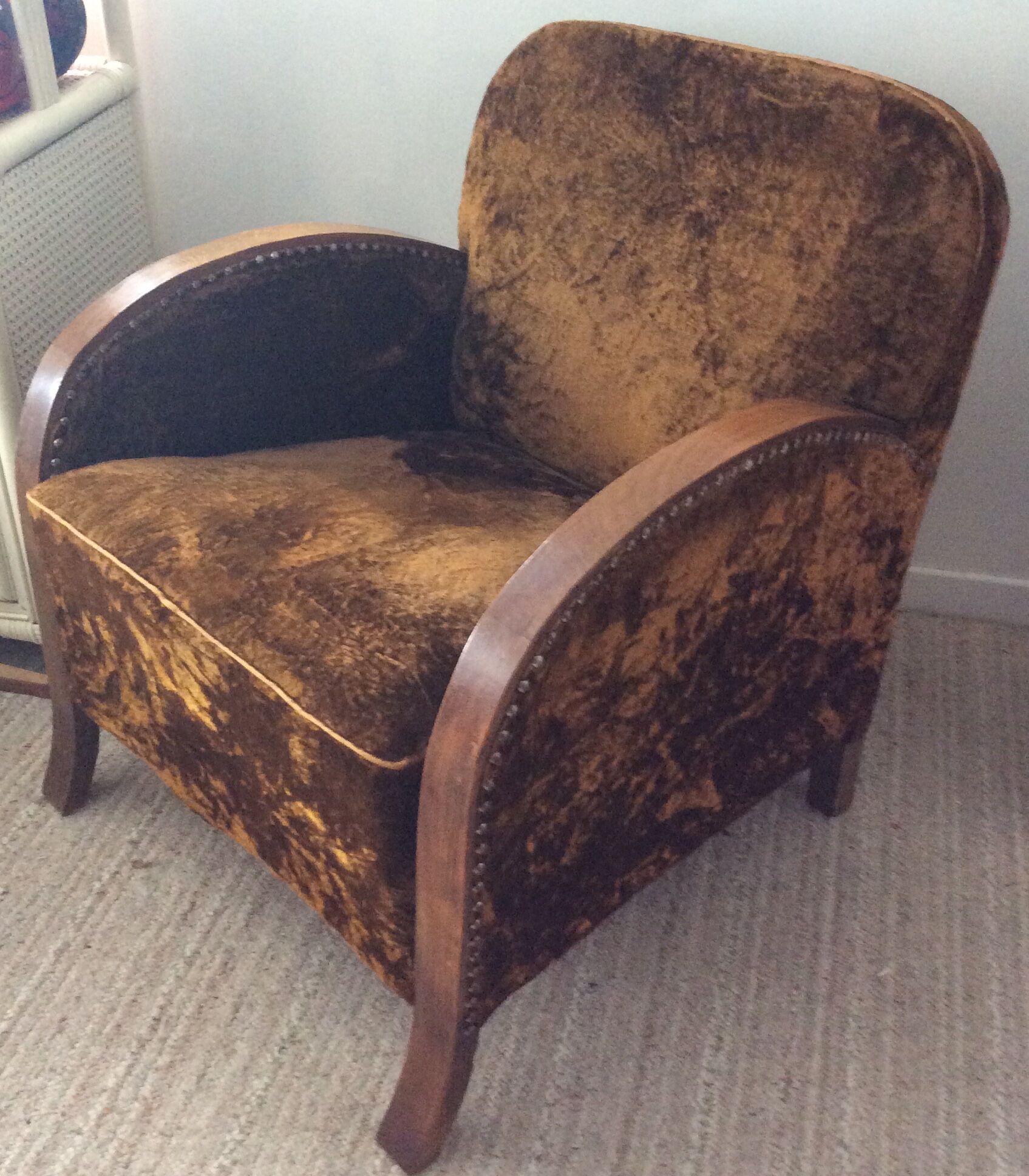 Fauteuil club des années 60