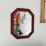 Vintage octagonal beveled mirror 50*40 cm