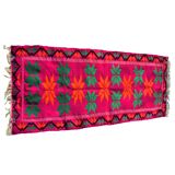 Pink 73x195cm corridor kilim rug