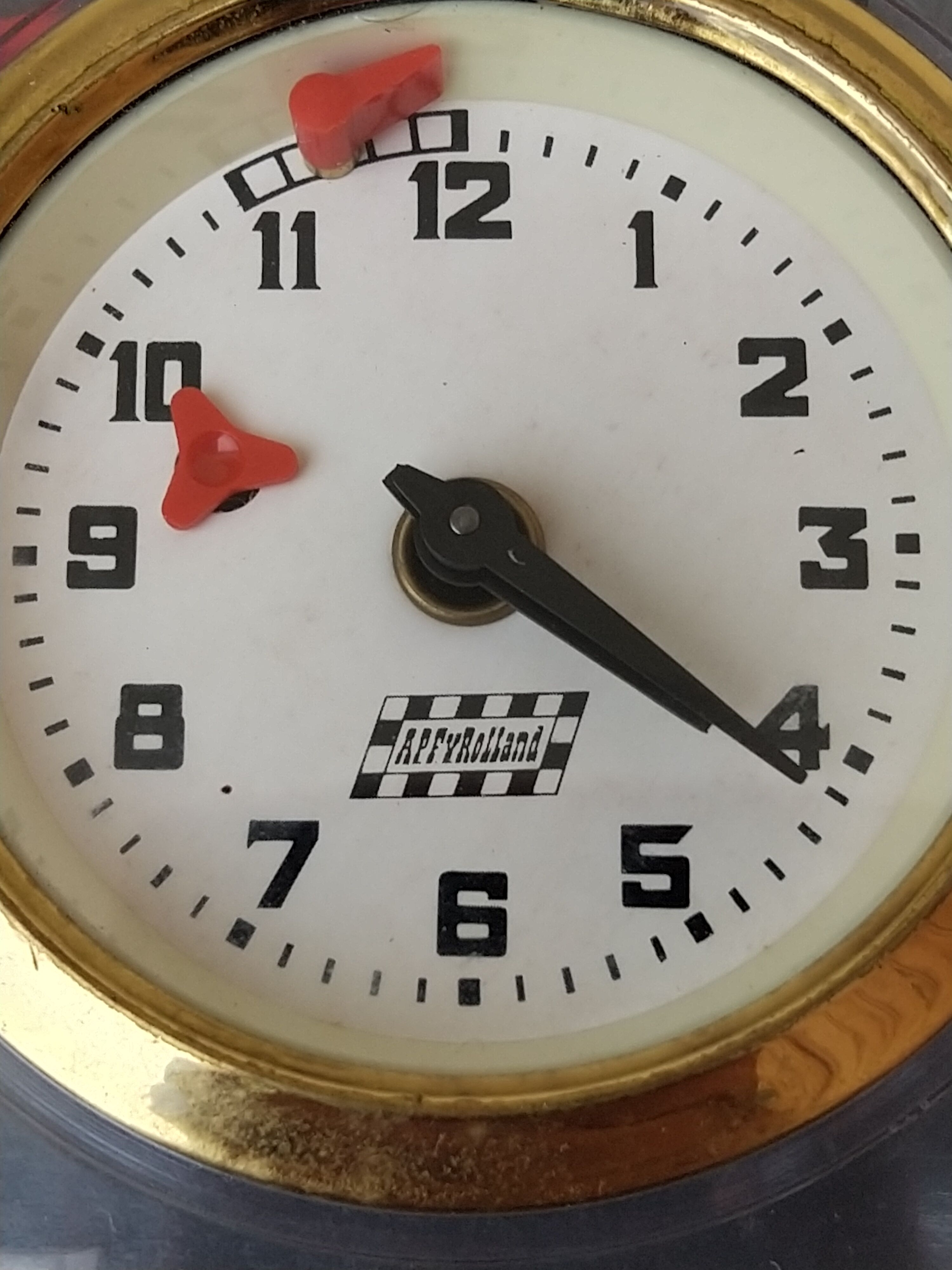 Horloge d'échecs compte à rebours vintage