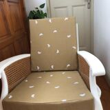 Pair of cane armchairs