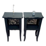 Pair of vintage bedside tables