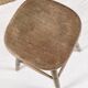 Large solid wood bar stool