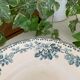 Pair of antique oval earthenware dishes from Choisy-le-Roi