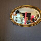 Art Deco oval mirror