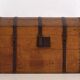 Antique trunk with metal frame (c.1900) #80