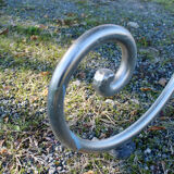 Table Top Carrara marble base wrought iron