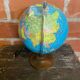 World Map Earth Globe Old TARIDE 1985 Model 90RL025 Vintage