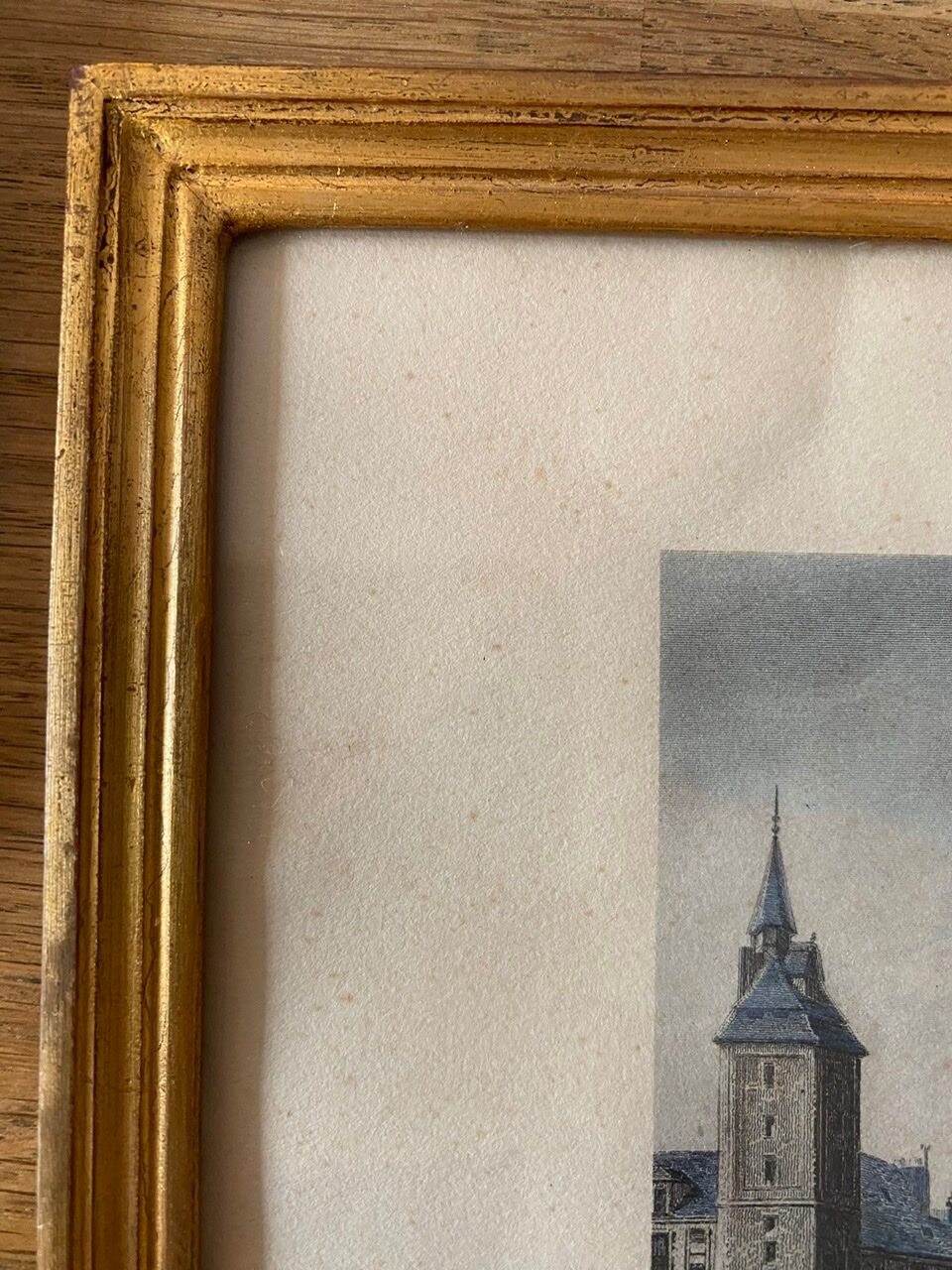 Color engraving, the bridge to change, Paris