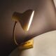 Yellow metal desk lamp 1970