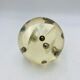 Paper press ball shape, resin with inclusions, 70s