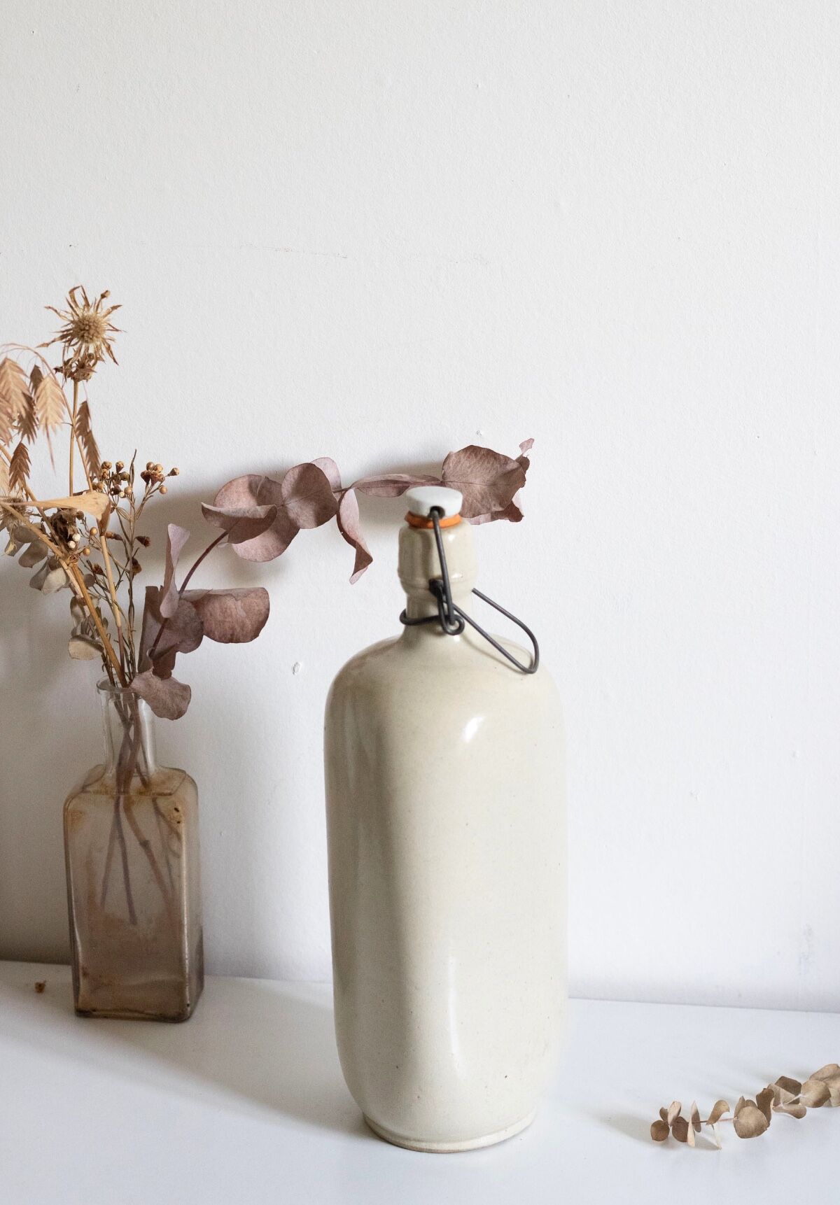 Old sandstone bottle