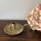 Brass hand-held candlestick
