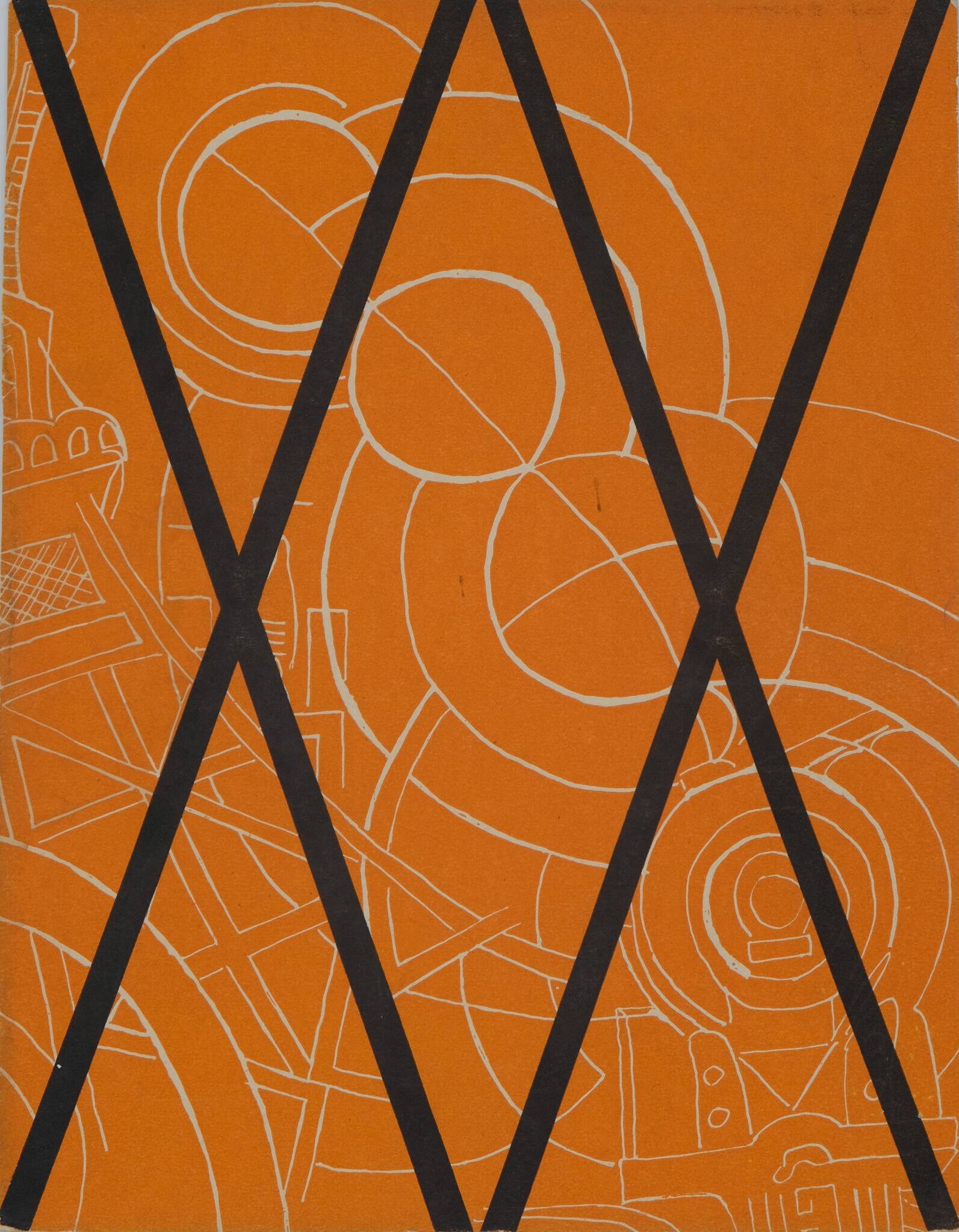 Robert delaunay: the iron lady - original lithograph