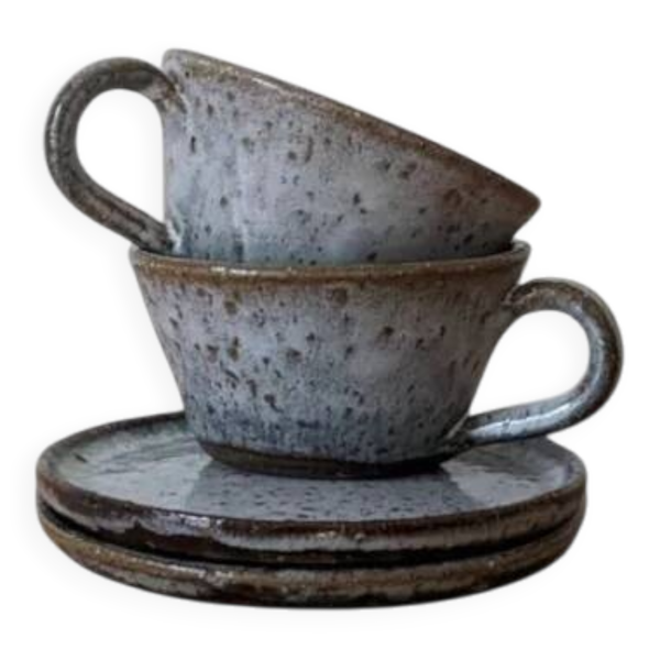 Paire de tasses en céramique
