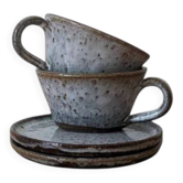 Paire de tasses en céramique