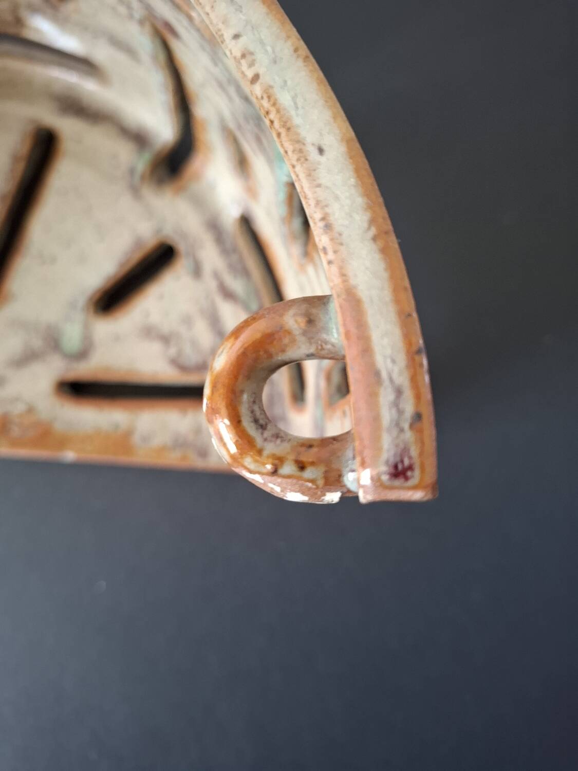 Ceramic wall light F.Comte