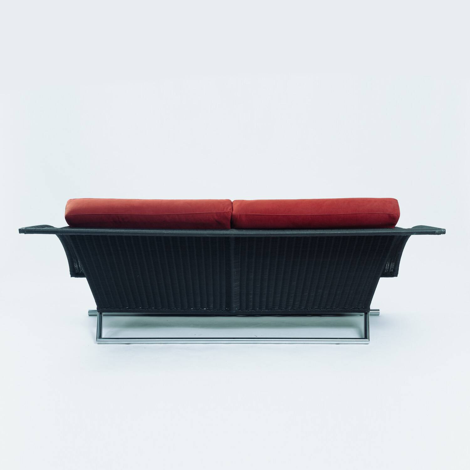 Canapé postmoderne en rotin Gerard van den Berg par Rohe Noordwolde, 1980