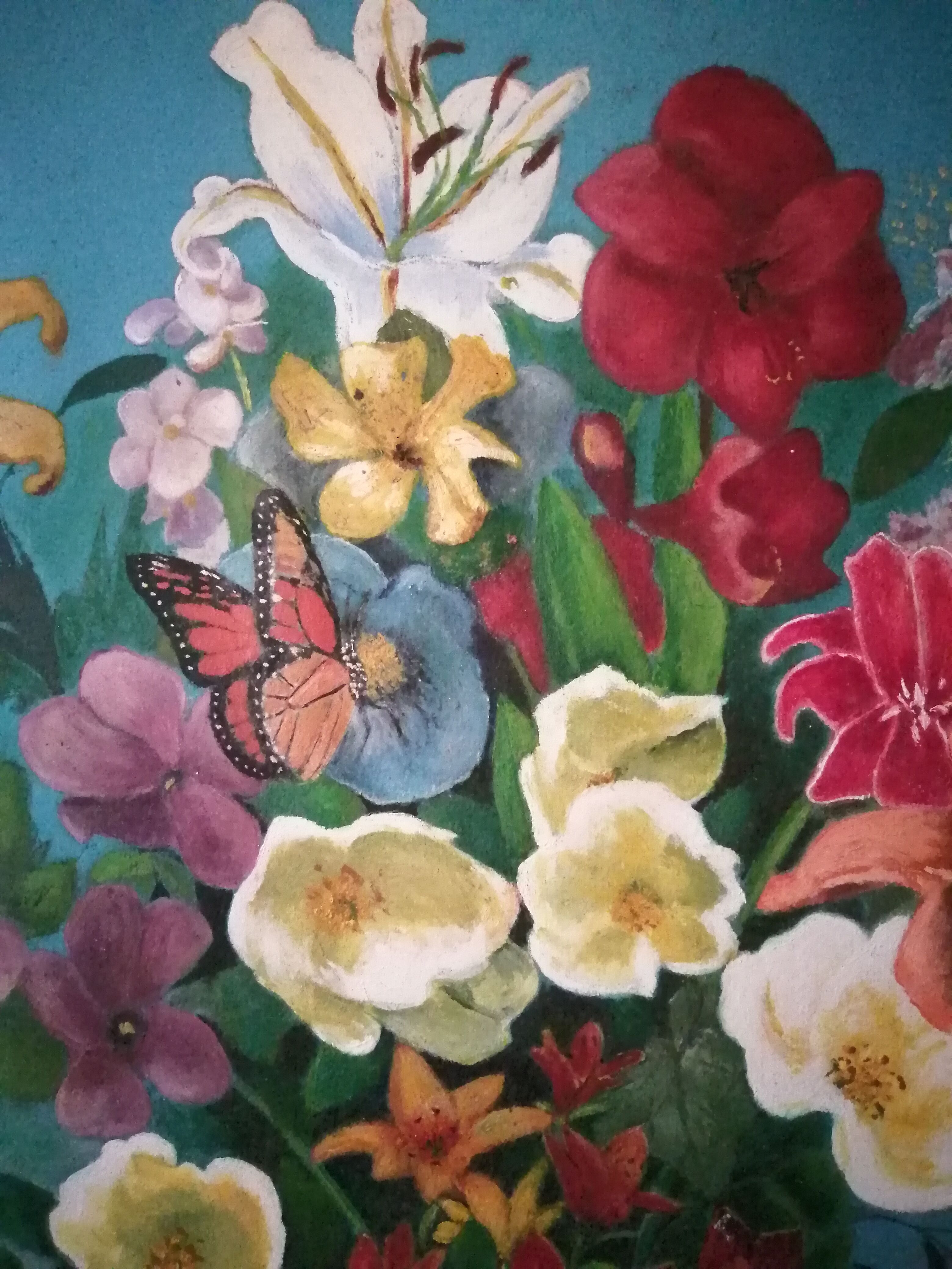 Tableau fleurs