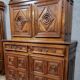 Louis XIII period cabinet with 4 shutters in solid walnut circa 1680