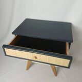 Side table with compass legs