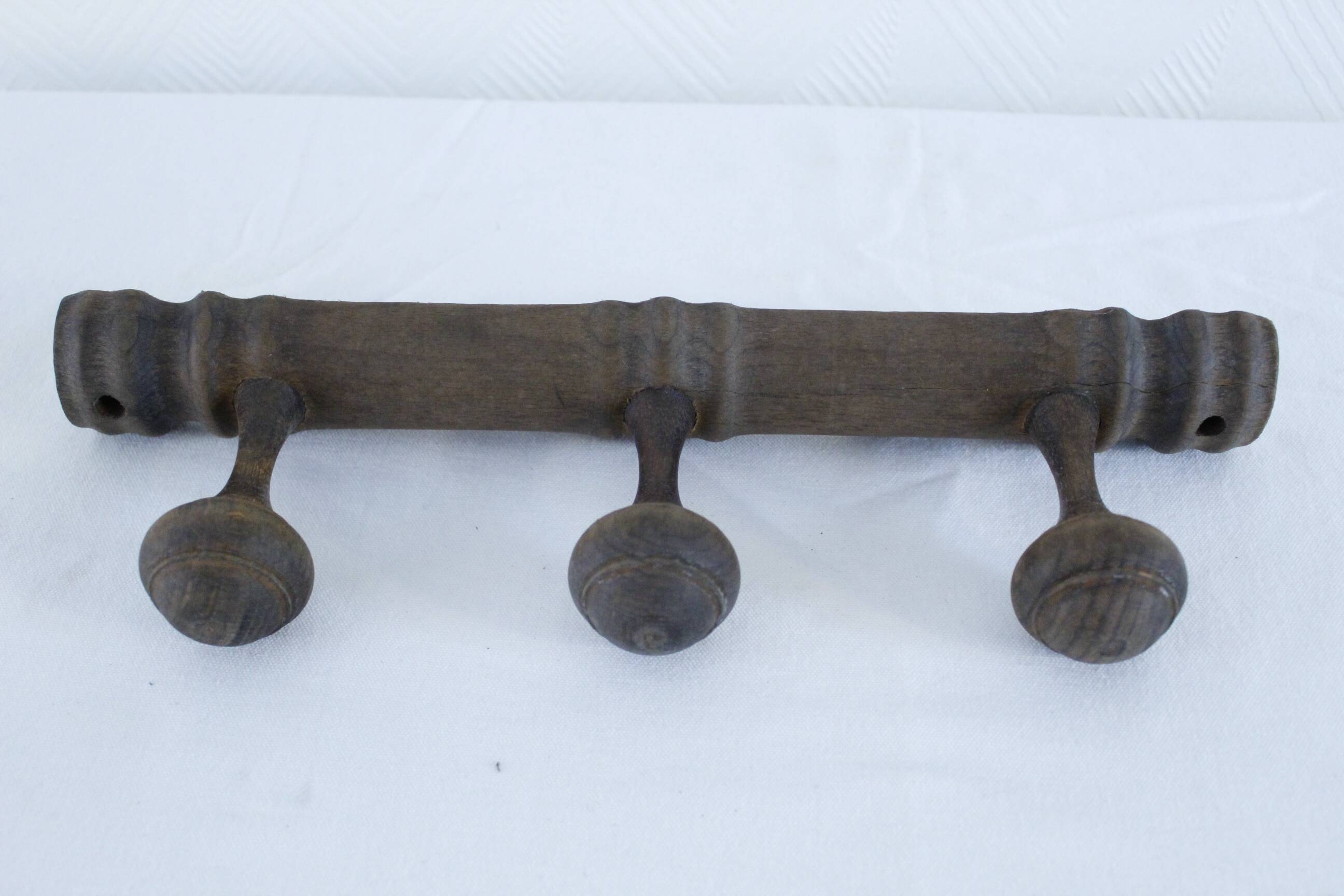 Vintage wooden coat rack