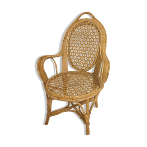 ancien fauteuil en rotin