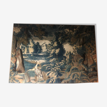 Green tapestry of Aubusson