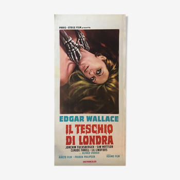 Original Italian cinema poster il teschio di londra