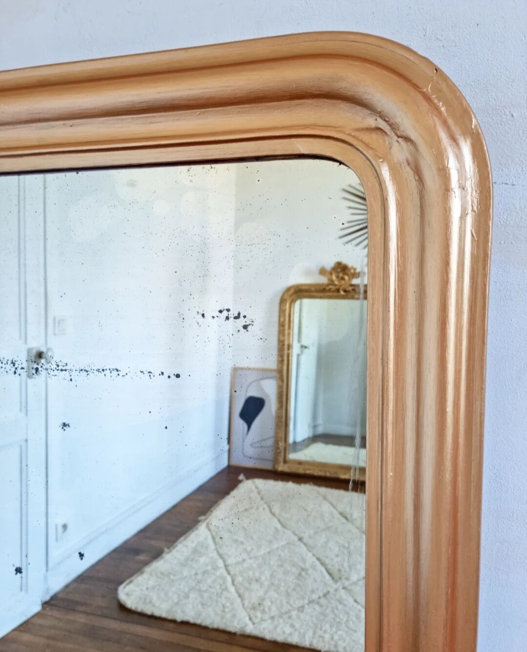 Old mirror Louis Philippe