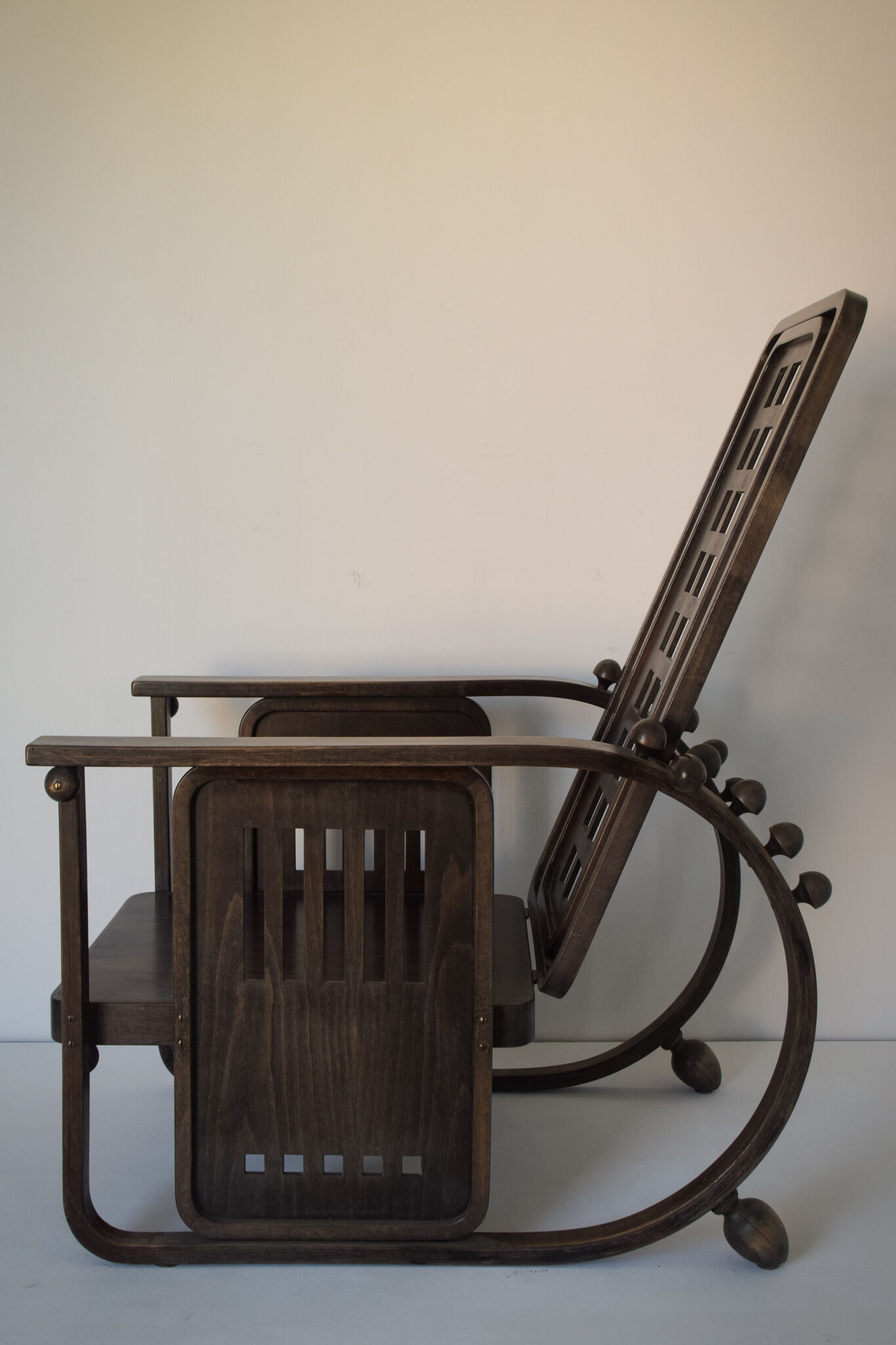 Josef Hoffmann 'Sitzmaschine' Wooden Armchair