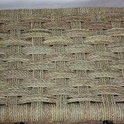 Banc marocain en bois de citronnier - Banquette tressée