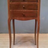 Louis XV style chest of drawers in veneered wood