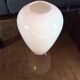 Pink gradient glass vase with edging