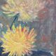 Nature morte bouquet de dahlias 1960
