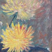 Still life bouquet of dahlias 1960