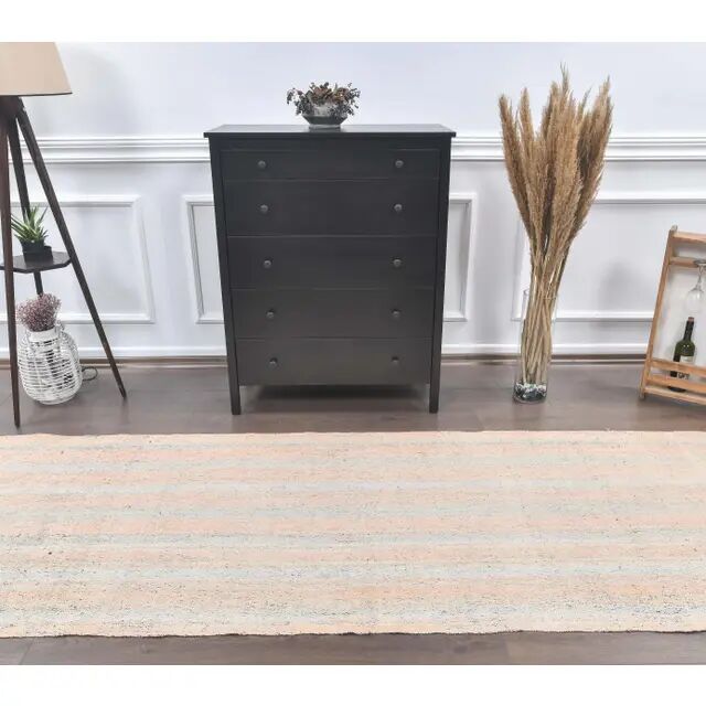 Turkish handwoven wool kilim runner 103x303