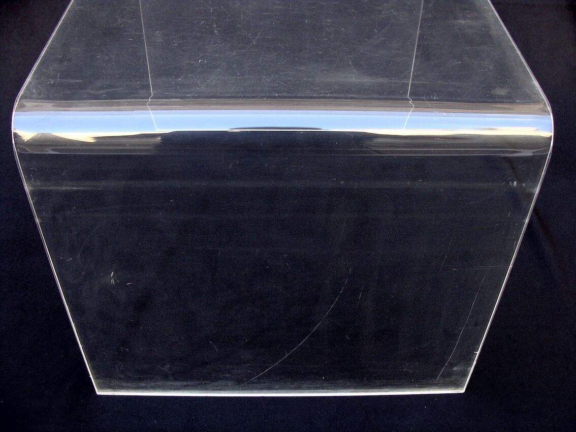 Pull-out coffee tables 1970 in plexiglass