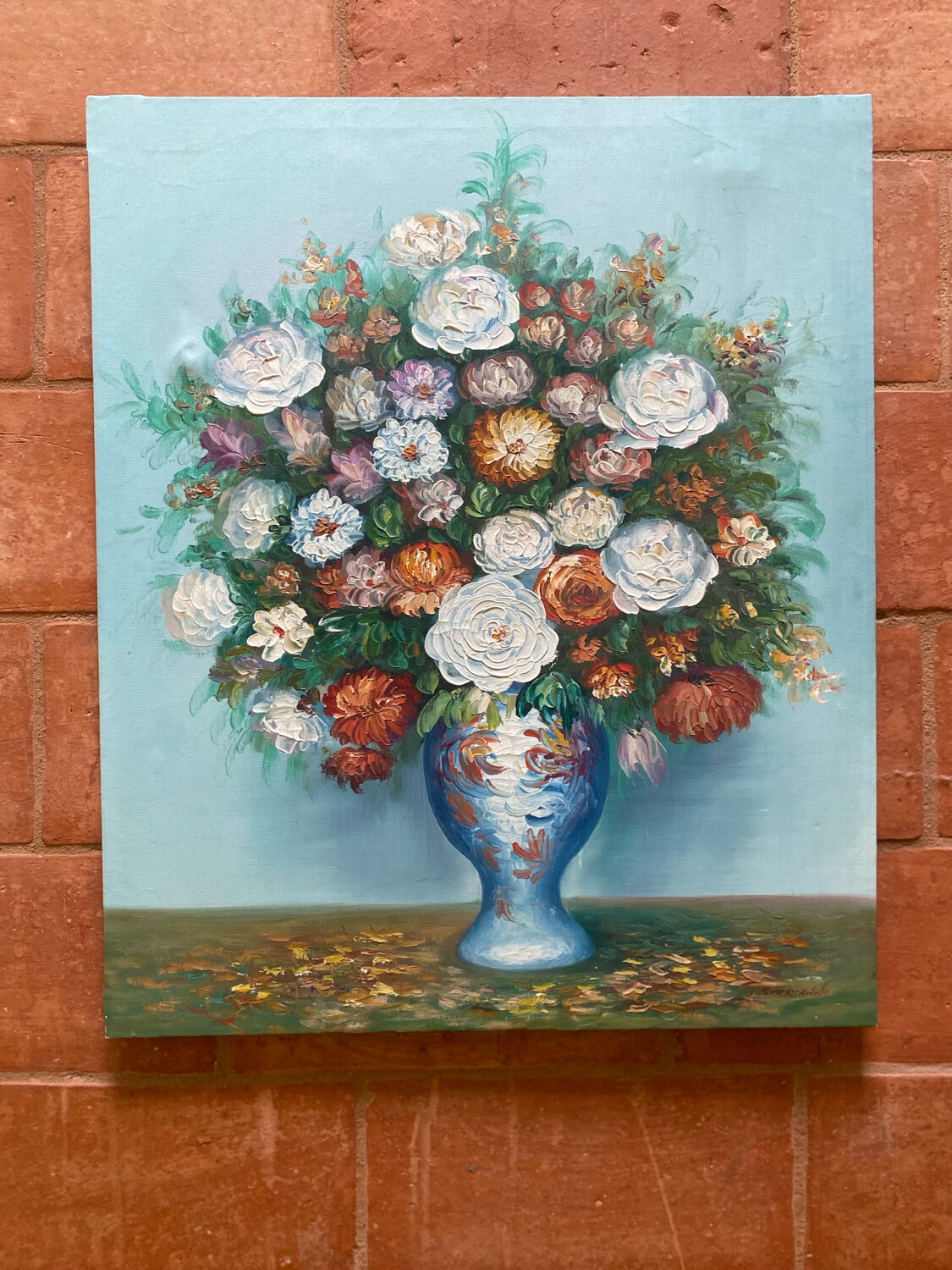 Vintage oil on canvas
