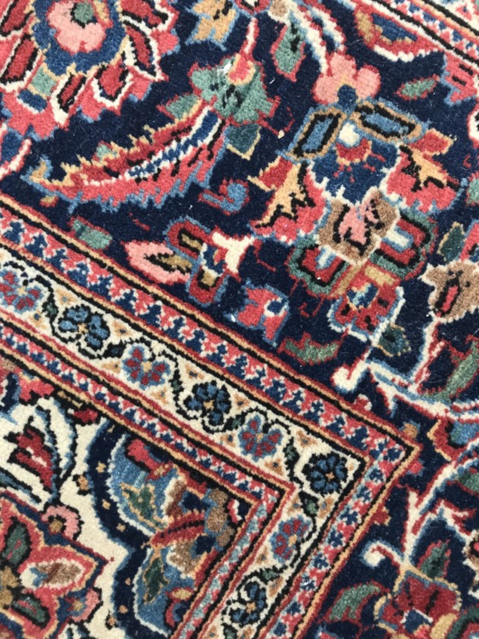 Tapis ancien Kashan Iran 135X198 CM