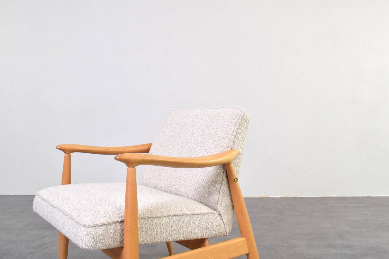 Mid-Century lounge chairs by J. Kędziorek, 1960s, set of 2.