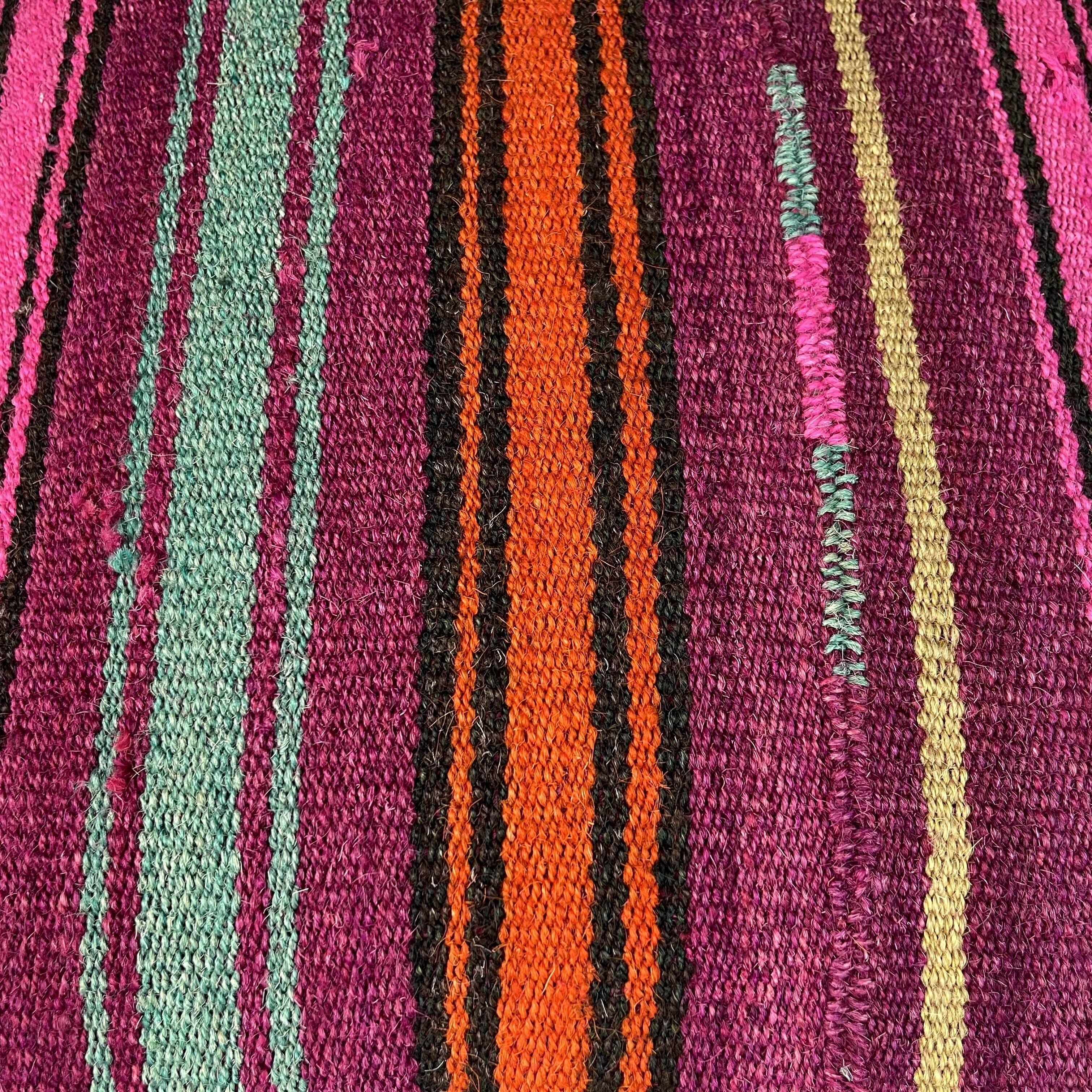 Vintage turkish kilim cushion cover , 40 x 40 cm