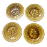 4 Longchamp slip dessert plates