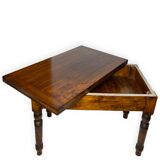Table italienne en noyer, années 1950