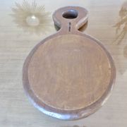 Solid wood mirror carved with a chisel, free form, 1960s.