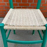 Lot de 4 chaises en bois dans le modèle italien de Chiavari