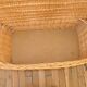 Rattan and wicker toy box