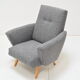 Mid-century Armchair,Czechoslovakia,1960's.